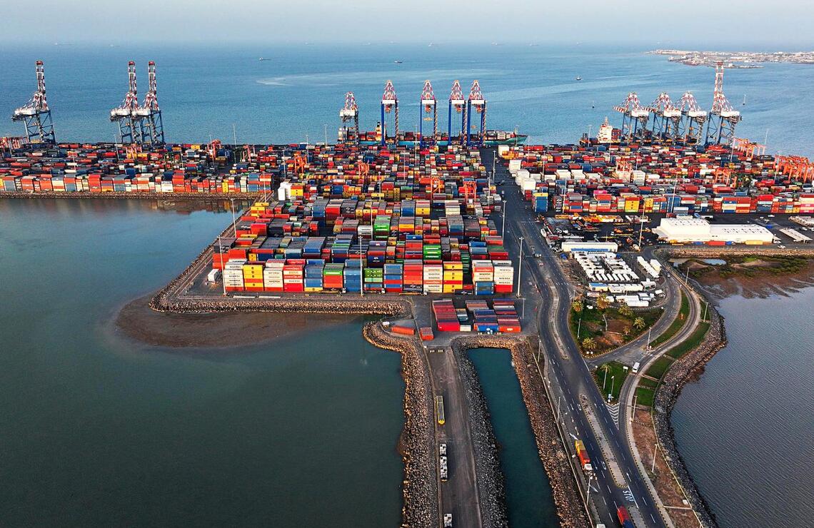 Le terminal à conteneurs du port de Doraleh, objet du litige entre l’État et DP World. DR