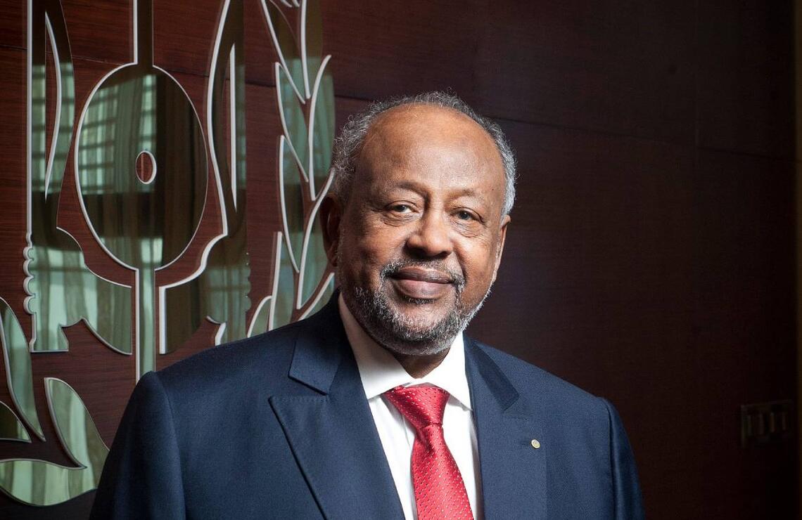 Ismaïl Omar Guelleh, le président de la République. VINCENT FOURNIER/JEUNE AFRIQUE-REA