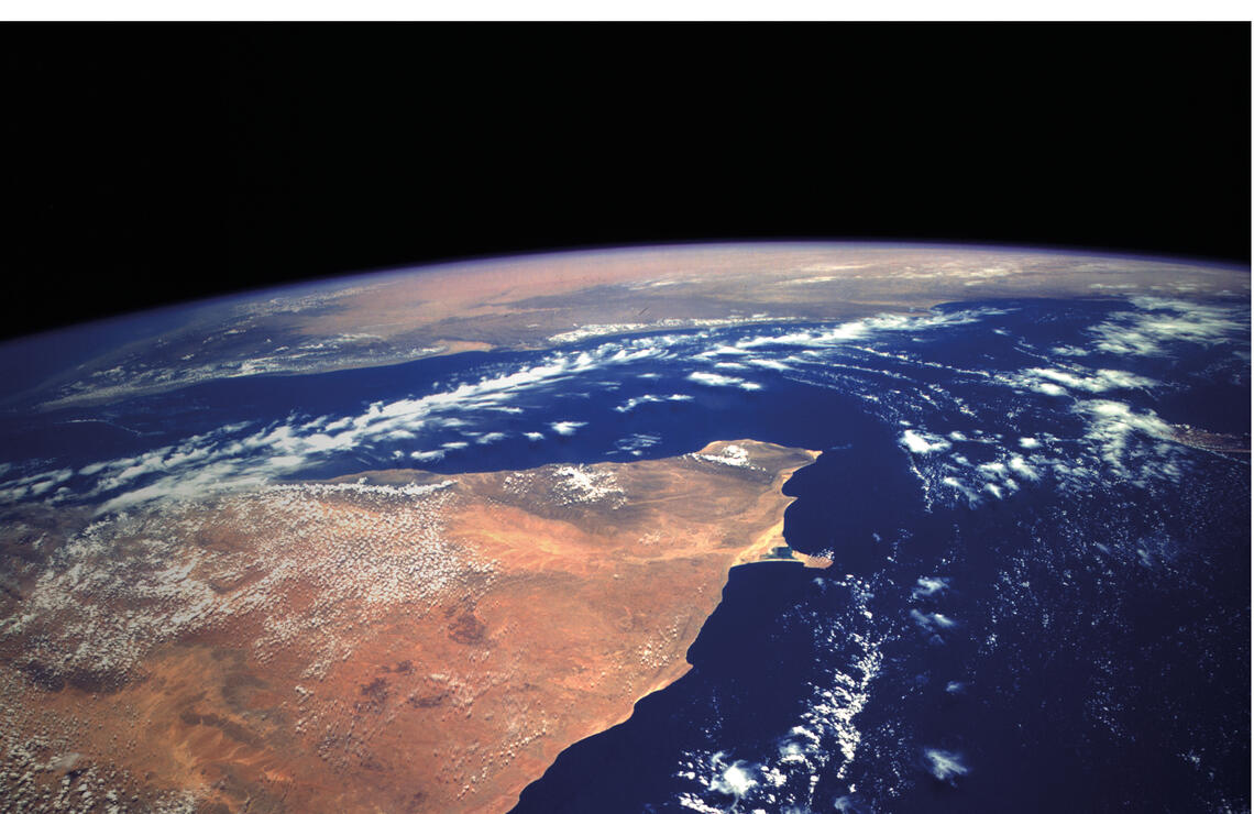 Image satellite de la Corne de l'Afrique, DR