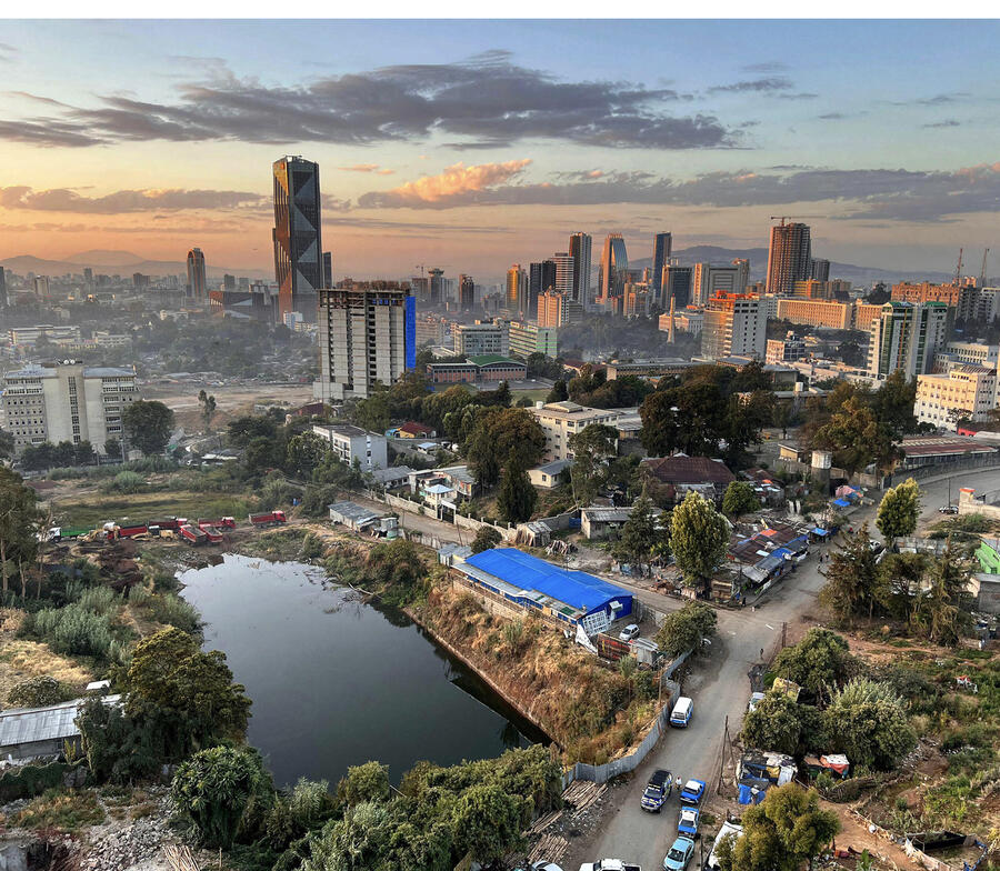 La capitale éthiopienne, Addis-Abeba., ALAMY