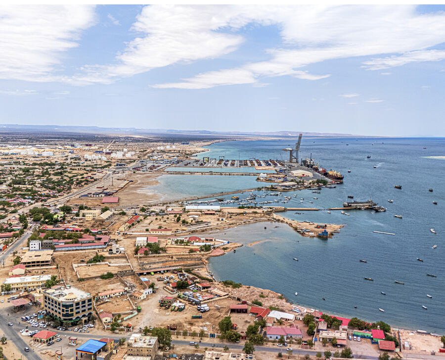 Le port de Berbera, capitale économique du Somaliland, au sud du golfe d'Aden., SHUTTERSTOCK