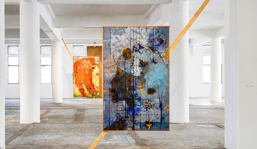 «Tarana», exposition personnelle d’Arébénor Basséne, présentée par Selebe Yoon à l’occasion de cette 15e édition.MOREL DONOU/COURTESY SELEBE YOON