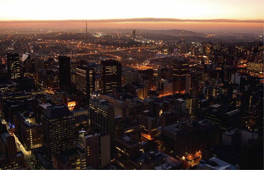 Johannesbourg, la capitale économique.SHUTTERSTOCK 