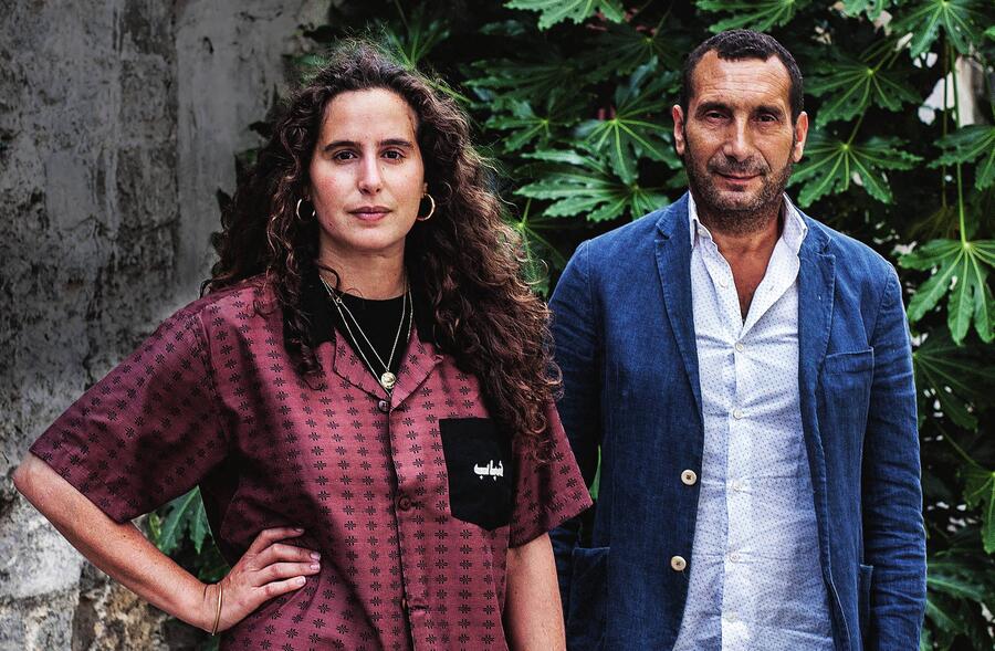 Lina et Zinedine Soualem. AMANDA ROUGIER