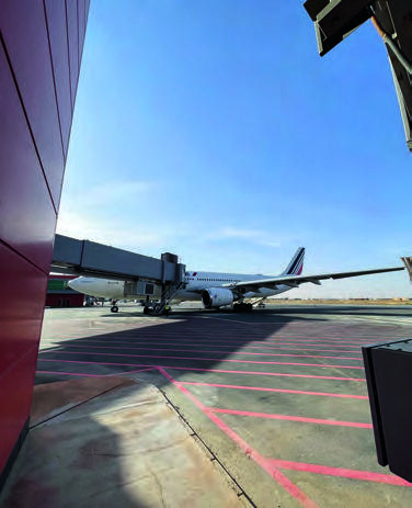 Le nouvel aéroport de Niamey, inauguré en 2019, porte d’entrée du pays.ZYAD LIMAM