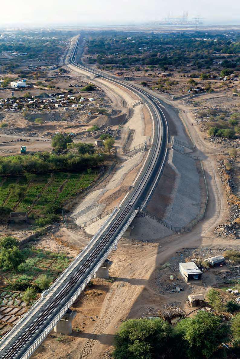 La ligne reliant Addis-Abeba à Djibouti atteint les 120 km/h.PATRICK ROBERT