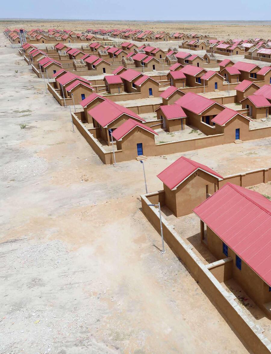UN VILLAGE nigérian détruit par Boko Haram.DR