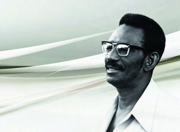 L’historien et homme politique engagé Cheikh Anta Diop, considéré comme un « héros », l’un des pères de l’afrocentrisme.DR