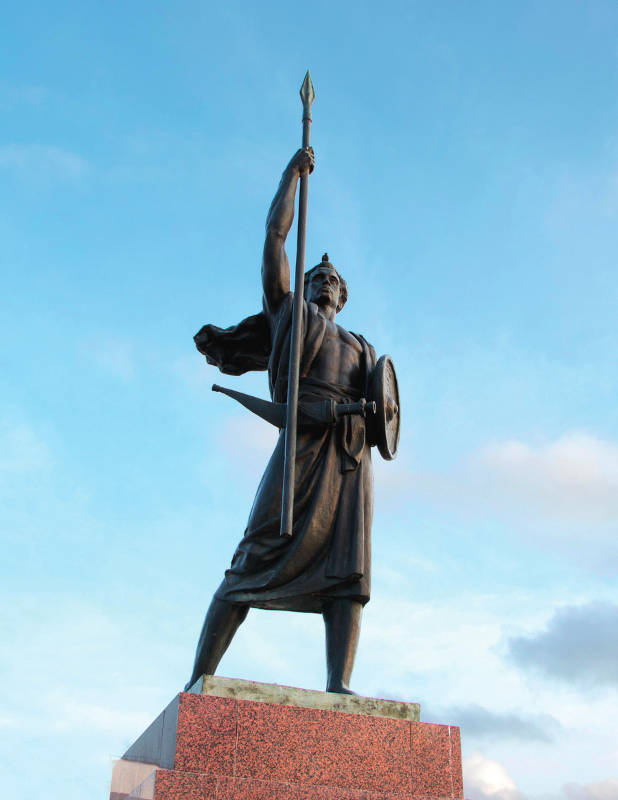 Dans la capitale, devant le Palais du Peuple, cette statue a été érigée en symbole de liberté.ALAMY STOCK PHOTO