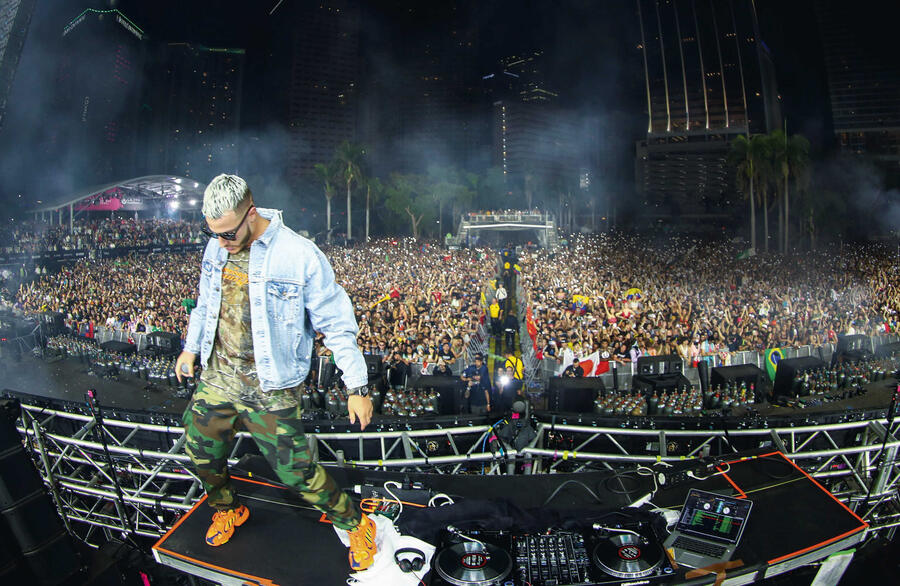 À l’Ultra Music Festival, à Miami, en 2018.ALAMY PHOTO