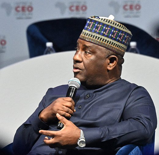 Abdul Samad Rabiu, quatrième personne la plus riche du continent au classement Forbes en 2023.ISSOUF SANOGO/AFP