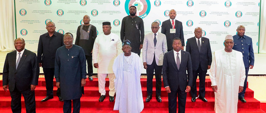 Sommet de la CÉDÉAO à Abuja, le 10 août 2023. EPA-EFE/STR