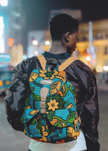 Chaque sac est unique et réalisé à partir de tissus de seconde main.DR