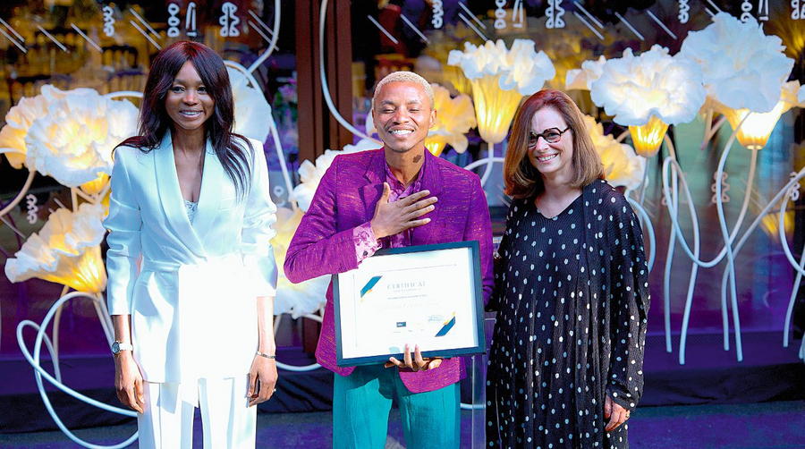 Le prix Grand Designer 2023 a été remis à l’Ivoirien Aristide Loua. VINCENT SHANGO