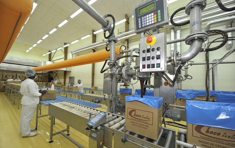Une usine de cacao à San-Pédro. NABIL ZORKOT