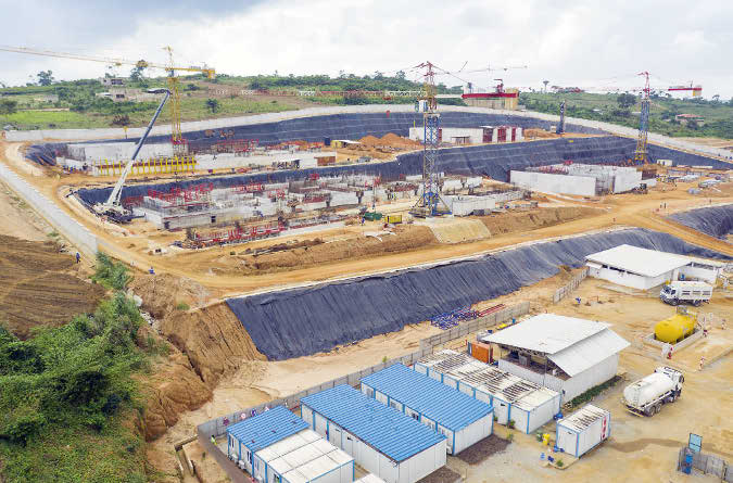 L’usine que construit Fluence Corporation puisera dans la lagune Aghien.NABIL ZORKOT