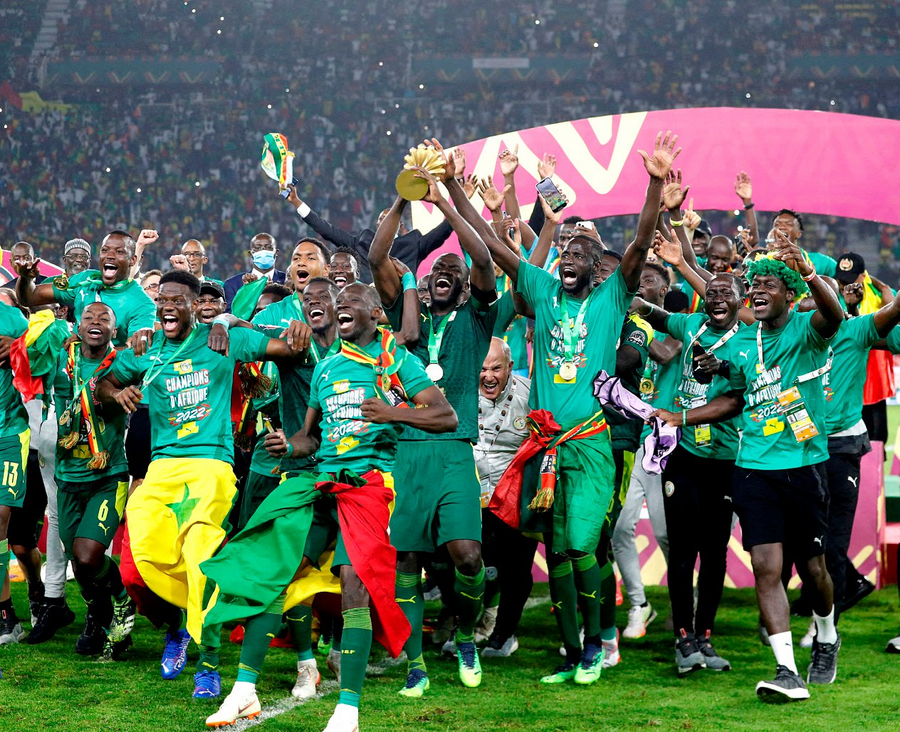 SÉNÉGAL Lors de la CAN 2022, les Lions de la Teranga décrochent enfin leur première étoile face à l’Égypte. MOHAMED ABD EL GHANY/REUTERS