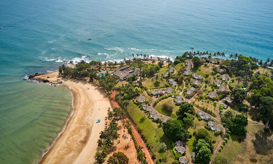 L’hôtel emblématique de la région, La Baie des Sirènes.NABIL ZORKOT