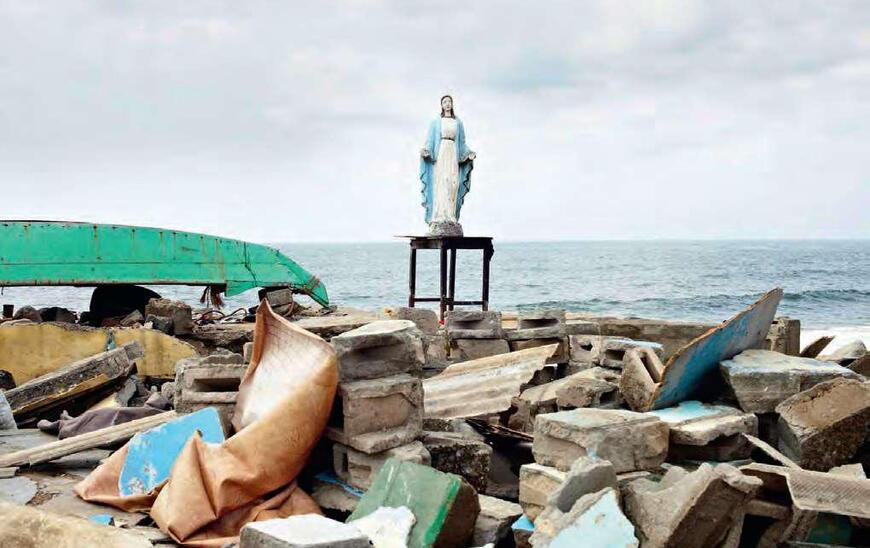 La Vierge aux gravats, Adjouffou, 2021.